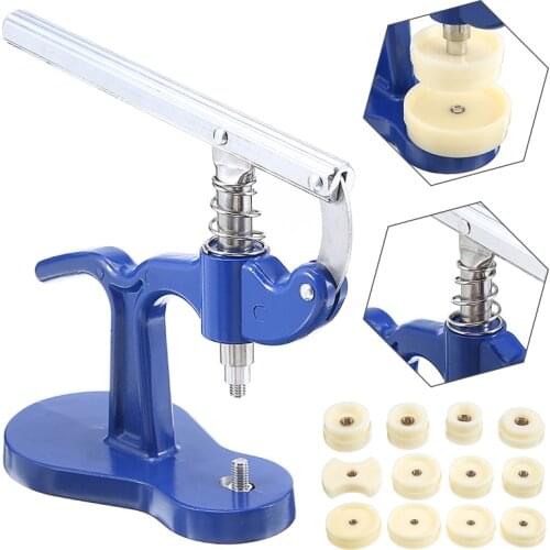 1pc Professional Watch Case Press Tool Back Cover Closer Battery Change Repair Tool Watchmakers Repair Kit Tool With 12pc Dies