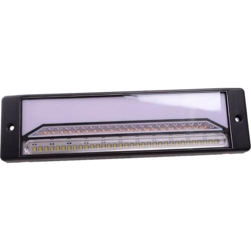 12V-24V IP68 3W Universal Car Left Clear Lens 147LED Halo Neon Flowing Turn Signal Brake Tail Light