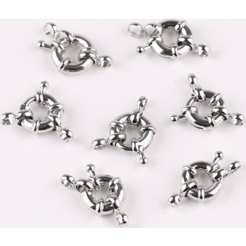 20pcs Pure copper steering wheel buckle sailor spring buckle bracelet closed buckle connection buckle handmade diy accessories