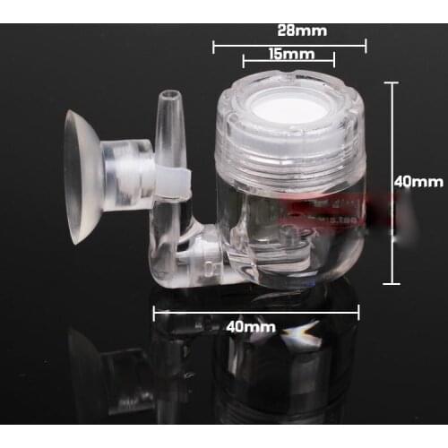 4in1 Multi-functional U-Shape air intake check valve Bubble counter Ultramicropore atomization For Cilindro Aquarium Nebulizer