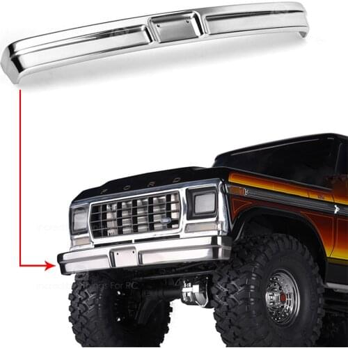1/10 RC Car Parts TRX4 Stainless Steel Bumper Before/Rear Heavy Anti-Collision Bar Bracket for 1:10 Traxxas TRX-4 Ford Bronco