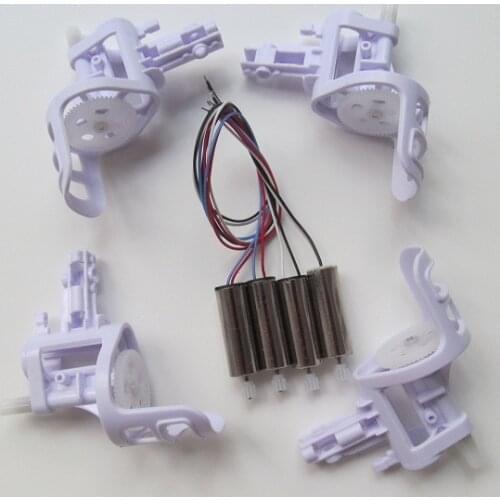 Free shipping /Syma X5C Parts 4pcs Motor & 4pcs Motor Base Cover for syma X5C X5C-1 X5 RC Quadcopter