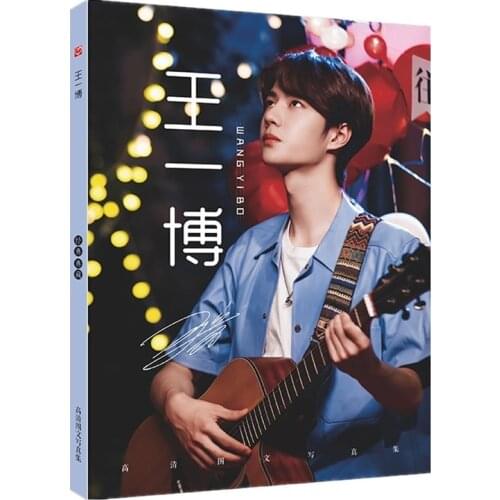 Chen Qing Ling Painting Art Book Xiao Zhan Wang Yibo Figure Photo Album Poster Bookmark Gift Star Photo Album