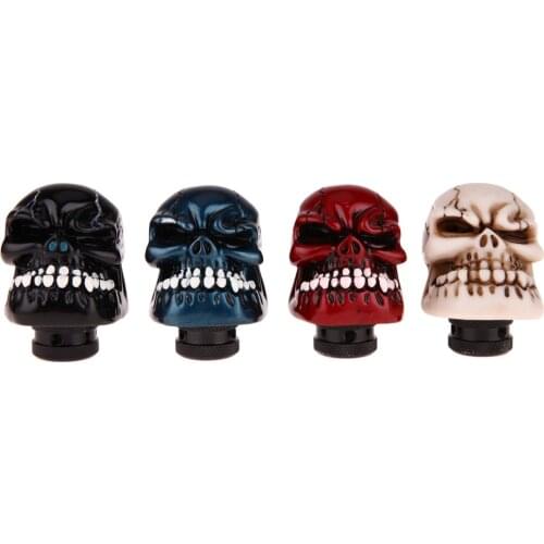 Skull Head Car Gear Shift Knob Modification Interior Accessory Car Hand Brake Cases High Quality Car Accessories New