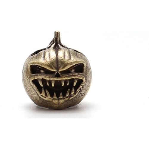 EDC Original Pumpkin Halloween Demon Knife Beads Paracord Pendant Key Chain Pendant Skull DIY Accessories