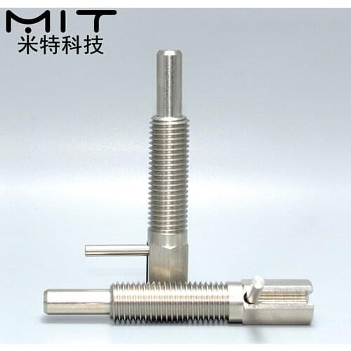 1pcs Indexing plungers,Stainless steel Screw lever , coarse thread M6M8M10M12M16