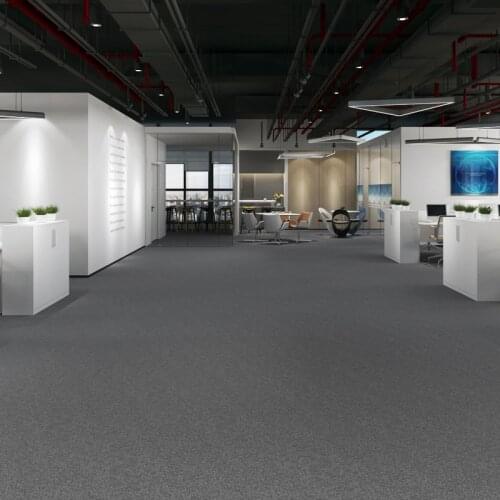 Customized Office Carpet Gray Full-Covered Room Commercial Solid Color Full-Covered Home Large-Area Bedroom Living Room