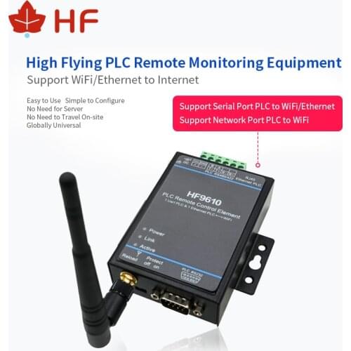 HF9610 PLC Remote Control Download Monitoring Module Serial Supports Mitsubishi, Siemens, Omron, Schneider, Panasonic
