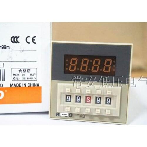 Cape count T4S-E significantly delay time relay with two groups instantaneous conversion AC220V 11 feet