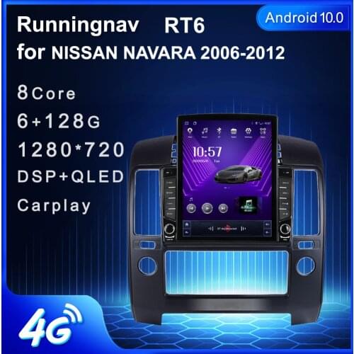 Runningnav For NISSAN NAVARA 2006-2012 Tesla Type Android Car Radio Multimedia Video Player Navigation GPS