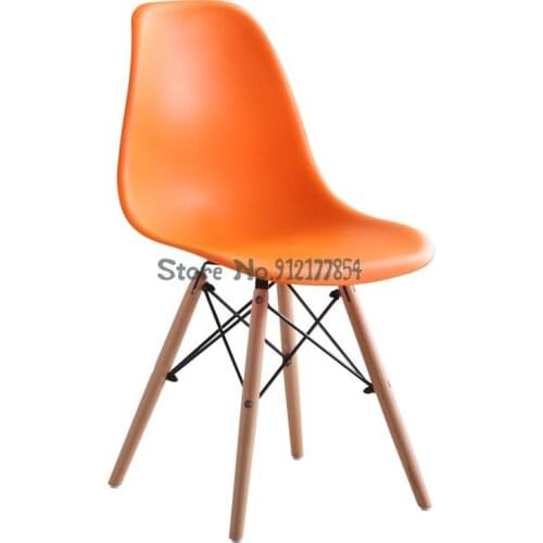 Chair Nordic Modern Simple Chair Creative Stool Desk Chair Office Chair Home Solid Wood Dining Chair