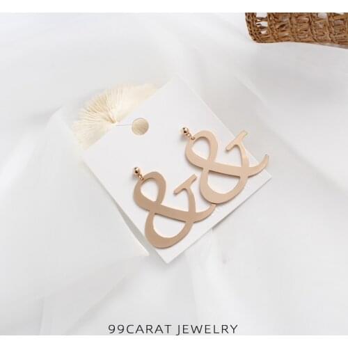 Women's Gold Earrings Sumni China