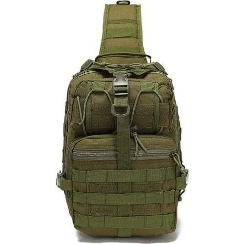 Outdoor Military Cross-Body Bag Army Molle Waterproof EDC Backpack Tactical Assault Pack for Outdoor Hiking Camping Hunting