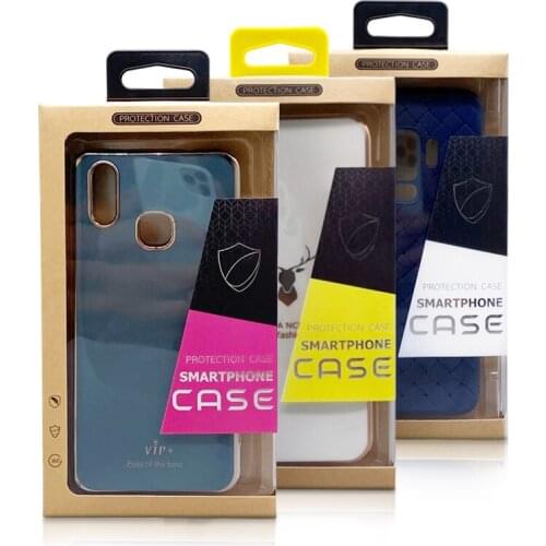Universal Mobile phone Case Package PVC transparent plastic Retail Packaging Box for iphone12 mini 12 pro max Cell phone KJ-800