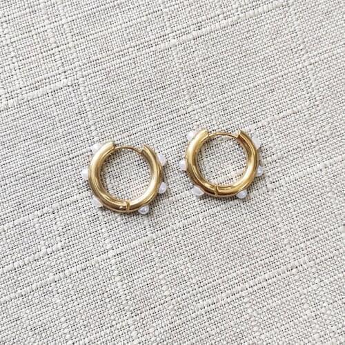 High-Quality Stainless Steel Earrings Imitation Pearls Embellishments Exquisite Fashion Charm Accessories For Ladies Gifts 2021