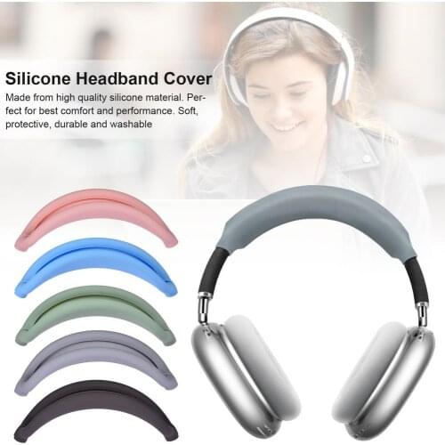 Replacement Soft Silicone Sleeve Headset Accessory Headband Case Skin Washable Cushion Protective Cover For AirPods Max