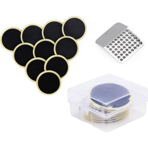 10pcs/set Bike Tire Patch Bicycle Repair Tool Tyre Protection No-Glue Adhesive Quick Drying Fast Tyre Patch Bike Tire Repair Kit