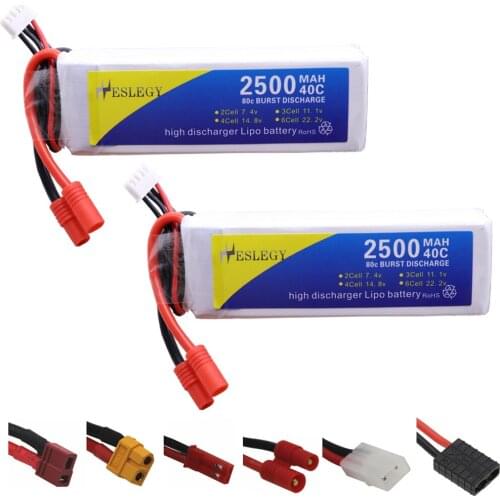 2PCS/lot 11.1V 2500mAh 40C lipo Battery For Drone RC Cars Airplane boat Parts 11.1V high capacity RC toy battery For X16 X21 X22