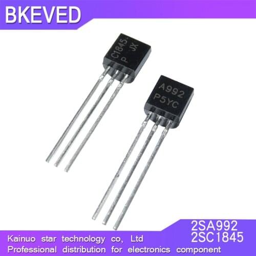 20PCS 2SA992 TO-92 2SC1845 TO92 10pairs (10PCS A992 + 10PCS C1845) hi-fi the tube new original