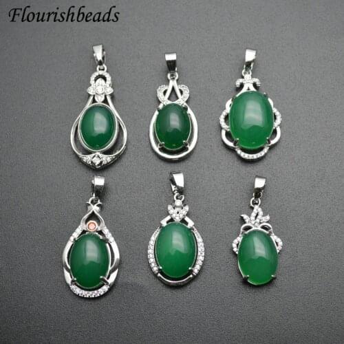 Water Drop Beads Pendant Natural Peridot Fine Jewelry Making Supplies for DIY Necklace Fashion Women Accessories Craft Stuff