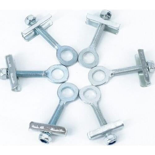 Deemount 2PCS Fixed Gear Bicycle Chain Adjust Bolt 35mm 1 Speed Commuting Bike Chain Tensioner Pull Tight Screw Bolts
