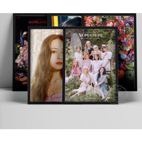 Twice Poster, Korea Female Group Wall Art, Nine People Music Star Wall Painting, Twice Fans Collect Gift, Beautiful Girl Prints