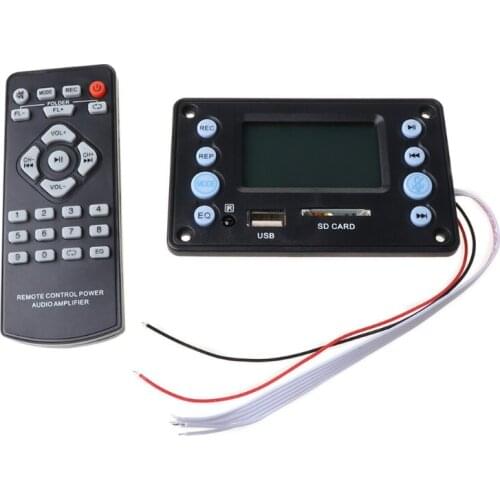 E06D DC 5V 4.0 MIC Recording Port Bluetooth-compatible MP3 Decoder Board Module USB SD WAV WMA APE FLAC FM with Remote control