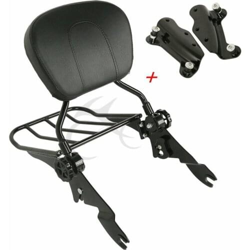 Motorcycle Backrest Sissy Bar Docking Hardware For Harley Road Glide Road King Electra Glide Ultra Classic 2009-2013