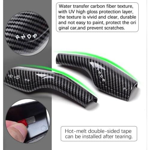 For Model 3 Gear Shift Cover Accessories Gear Rod Internal Wiper Lever Steering Wheel Accessories Tie Rod Wiper Controller