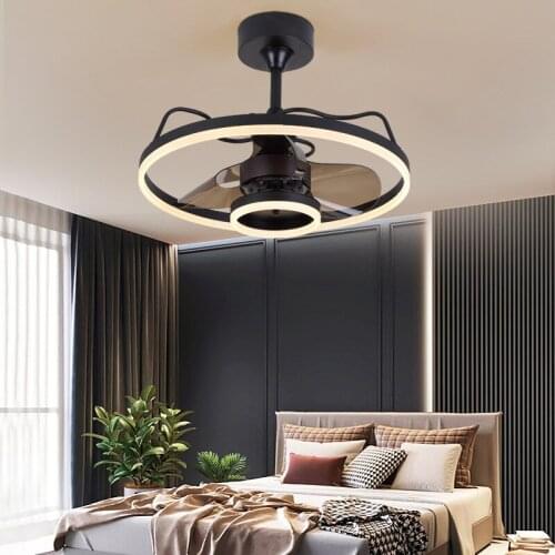 Nordic bedroom decor led lights for room ceiling fan light lamp restaurant dining room ceiling fans with lights remote control