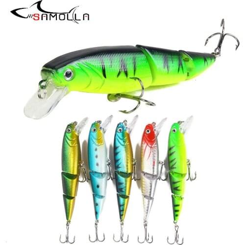 Swimbait Fishing Lure The Three Section Bait Weights 15.3g /11cm Articulos De Pesca Isca Artificial Minnow Swim Bait Trout Lure