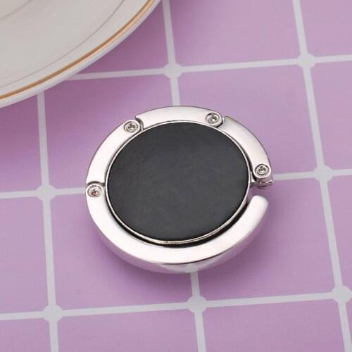 Portable Handbag Folding Alloy Magic Hooks Hanger Holder Hook for Purse Bag Hanger Hanging Crystal