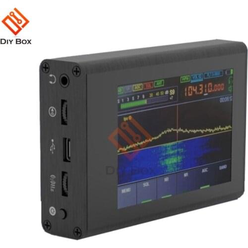 50KHz-200MHz Malachite SDR Receiver Malahit Shortwave Radio 3.5" Screen Electrical Instruments Network Analyzers Variable filter