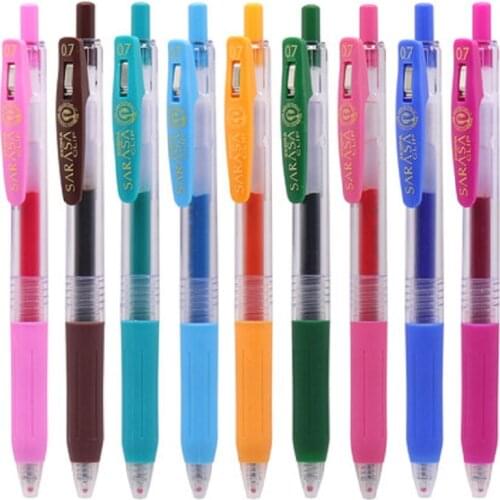 Zebra Sarasa Clip gel pen JJB15 press-type pen 0.7mm 10pcs/lot