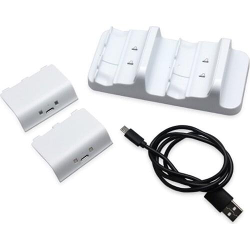 With Battery Packs Station Portable Dual Game Accessories Stand Charging Dock Base Controllers Charger For Xbox One