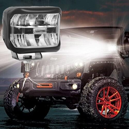 27W LED Waterproof Work Light 2100LM LED Light Bars Flood Beam for Work Driving Offroad Boat Car Tractor Truck Off Road Light