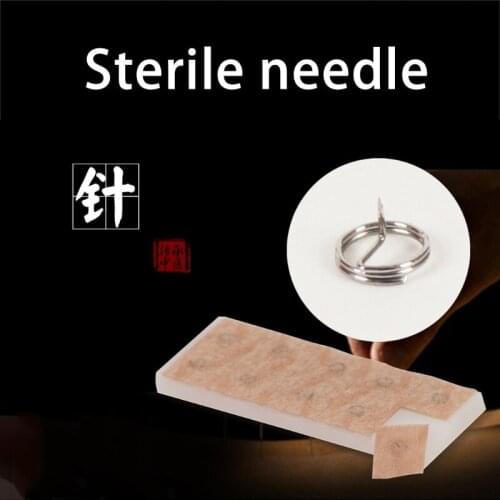 100Pcs Acupuncture Ear Points Disposable Press Attached Needles 0.22x1.5mm Skin U2JD