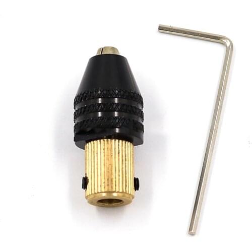 3.17mm/5mm Electric motor shaft Mini Chuck Fixture Clamp 0.5mm-3.2mm Small To Drill Bit Micro Chuck fixing device