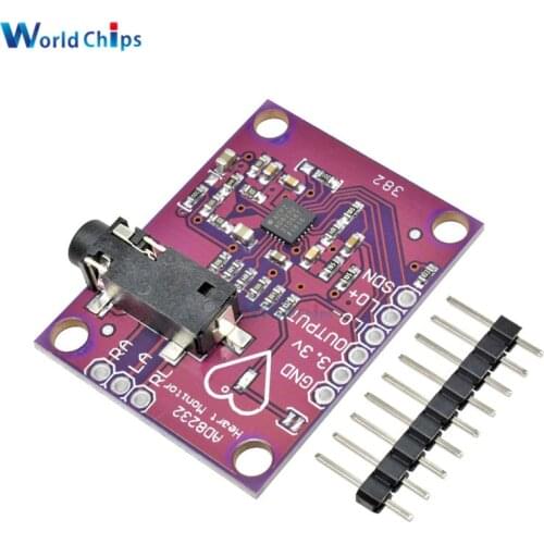 AD8232 ECG Physiological Measurement Heart Pulse ECG Monitor Sensor Module Single Lead Heart Rate Monitor Diy Kit for Arduino