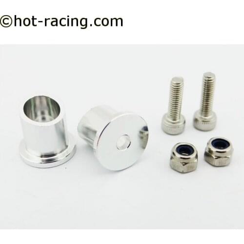 Aluminum dummy exhaust pips for R/C boats. Works with the Traxxas Traxxas DCB M41, Spartan, and nearly any other boat model