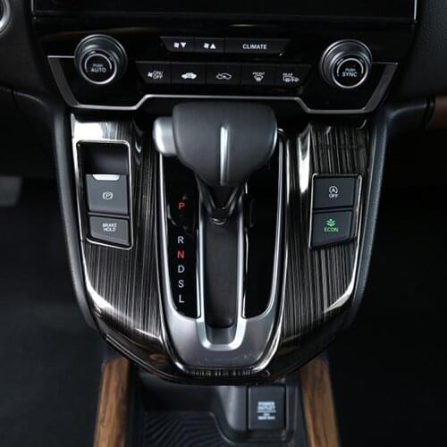 Car gear box interior decoration patch cover For Honda CRV CR-V 2017 2018 2019 2020 accessories CarStyling