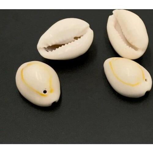 50pcs White DIY Sea Shell Cowrie Cowry Charm Beads Beach Jewelry Accessories for Women Sea Shells Earrings Bracelet Necklace diy