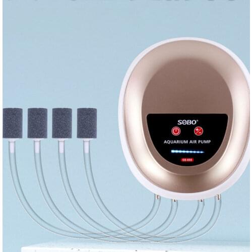 Aquarium fish breeding oxygenation pump aeration pump aquarium aerator mute small household double-hole aquarium oxygen pump