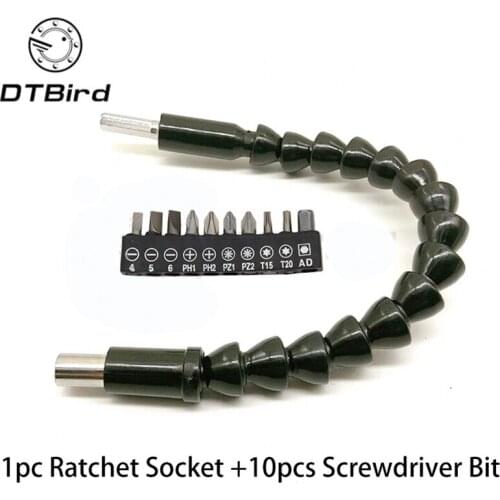 Snake Flexible Cardan Shaft Charging Drill Electric Screwdriver Bit Special-Universal Shaft Extension Wand Hose Connection Shaft