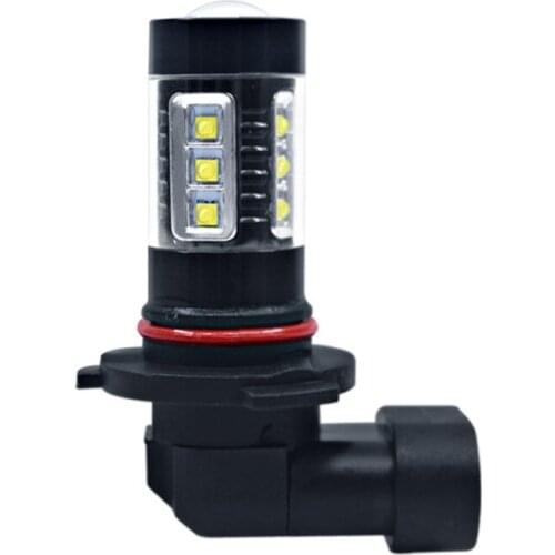 JanDeNing 2PCS 9005/HB3 9006/HB4 80W 16-SMD Car LED Fog Light Bulbs daytime running lights Driving Lamp Bulbs 6000K