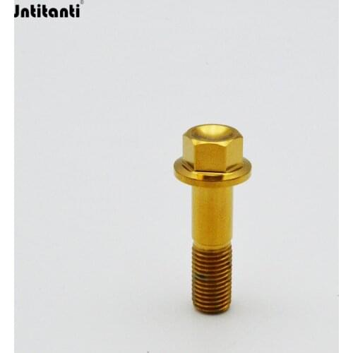 Blue titanium flange bolts wholesale for motorcycle