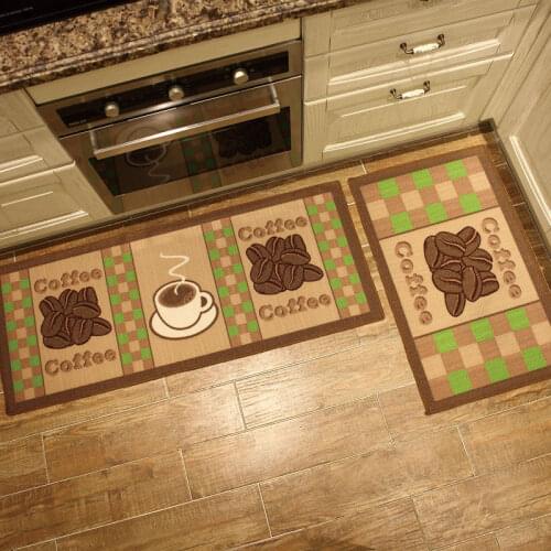 Long Kitchen Mat Home Entrance/Hallway Doormat Anti-Slip Bathroom Carpet Decorative Floor Carpet Modern 50X80+50X150CM Set