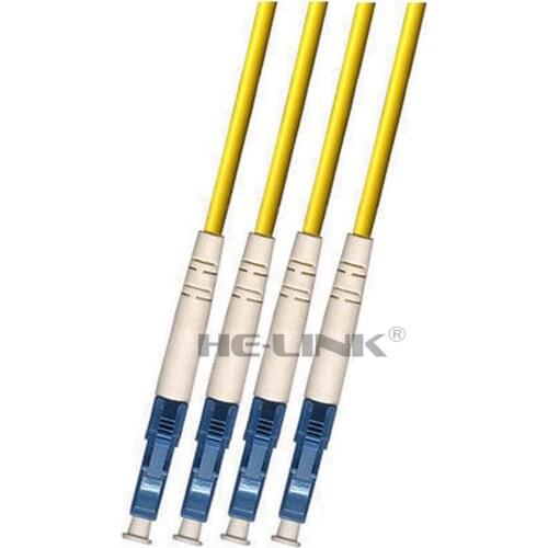 LODFIBER 1000M LC-LC Outdoor Armored Singlemode 4 Strands Fiber Optic Cable Patch Cord 9/125