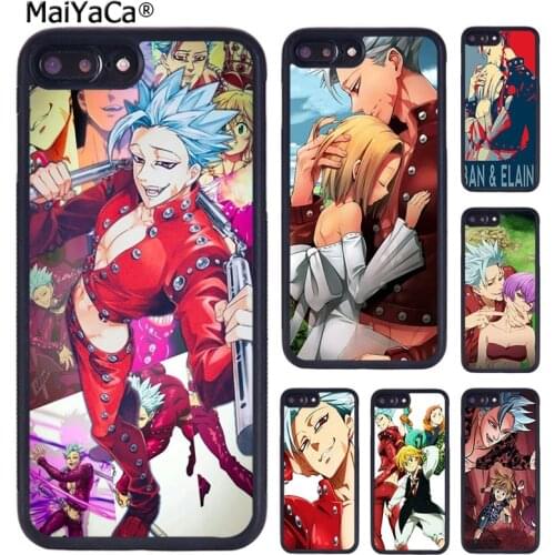 MaiYaCa Escanor Ban Seven Deadly Sins Phone Case For iPhone X XR XS 11 12 Pro MAX 5 6 6S 7 8 Plus Samsung Galaxy S6 S7 S8 S9 S10