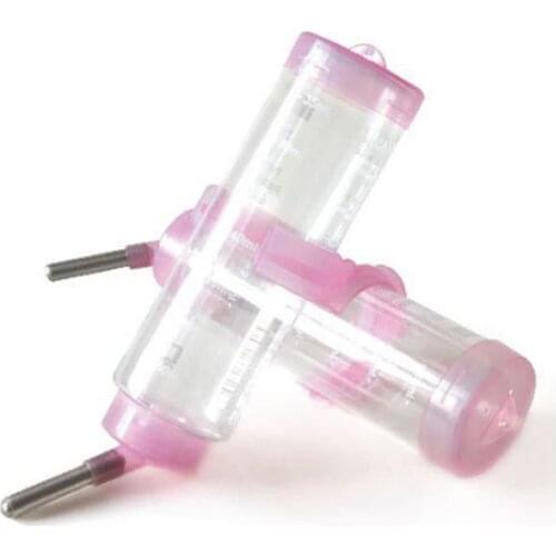 Small animal rainbow drinking fountains 250ml Hamster pet water rabbit Chinchilla kettle bottle auto feeder dipenser